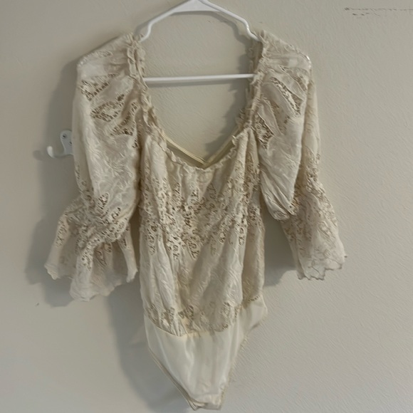 Free people thong boho chic bodysuit - Picture 2 of 3